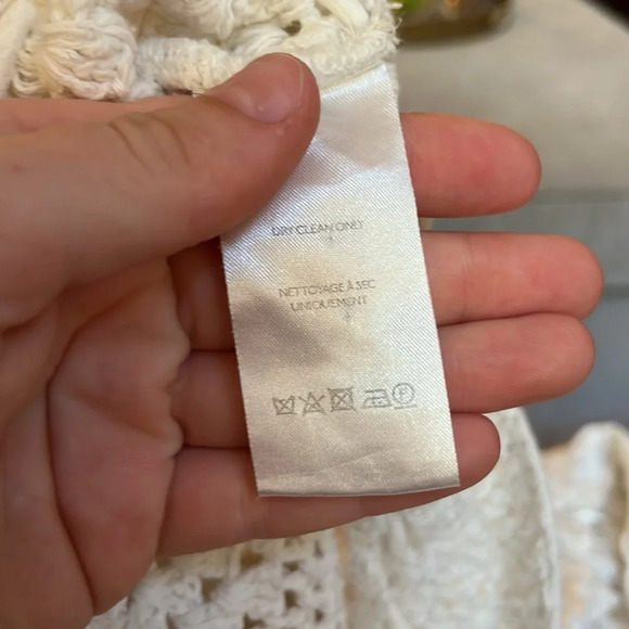 Free People Megan Chunky Knit Open Back Peasant Boho Festival Blouse - Picture 5 of 6